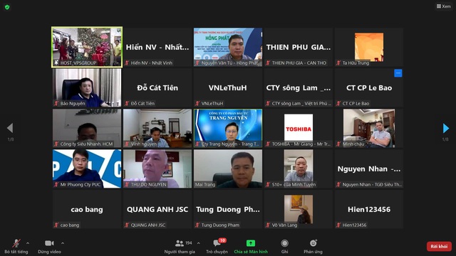 Hiệp hội Máy văn phòng Việt Nam tổ chức thành công Hội nghị trực tuyến